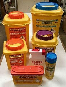 Sharps Bins Large 0010